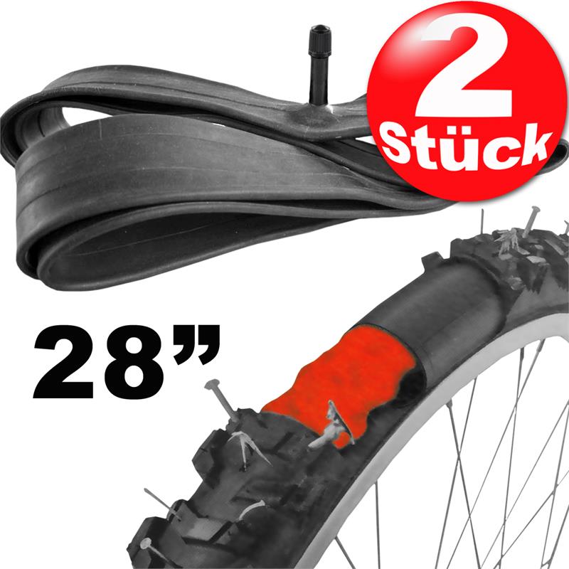 2x-Selbstreparierender-Fahrradschlauch-26-28-Gel-Schrader-Ventil-pannensicher