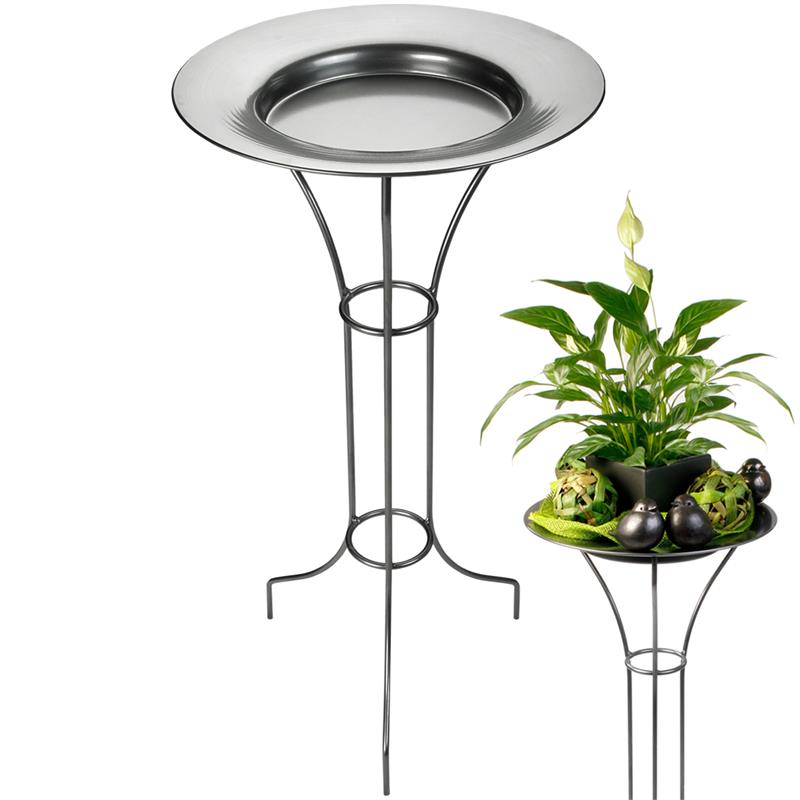 Deko Schale Dekoschale Blumenständer Metallschüssel Metallständer