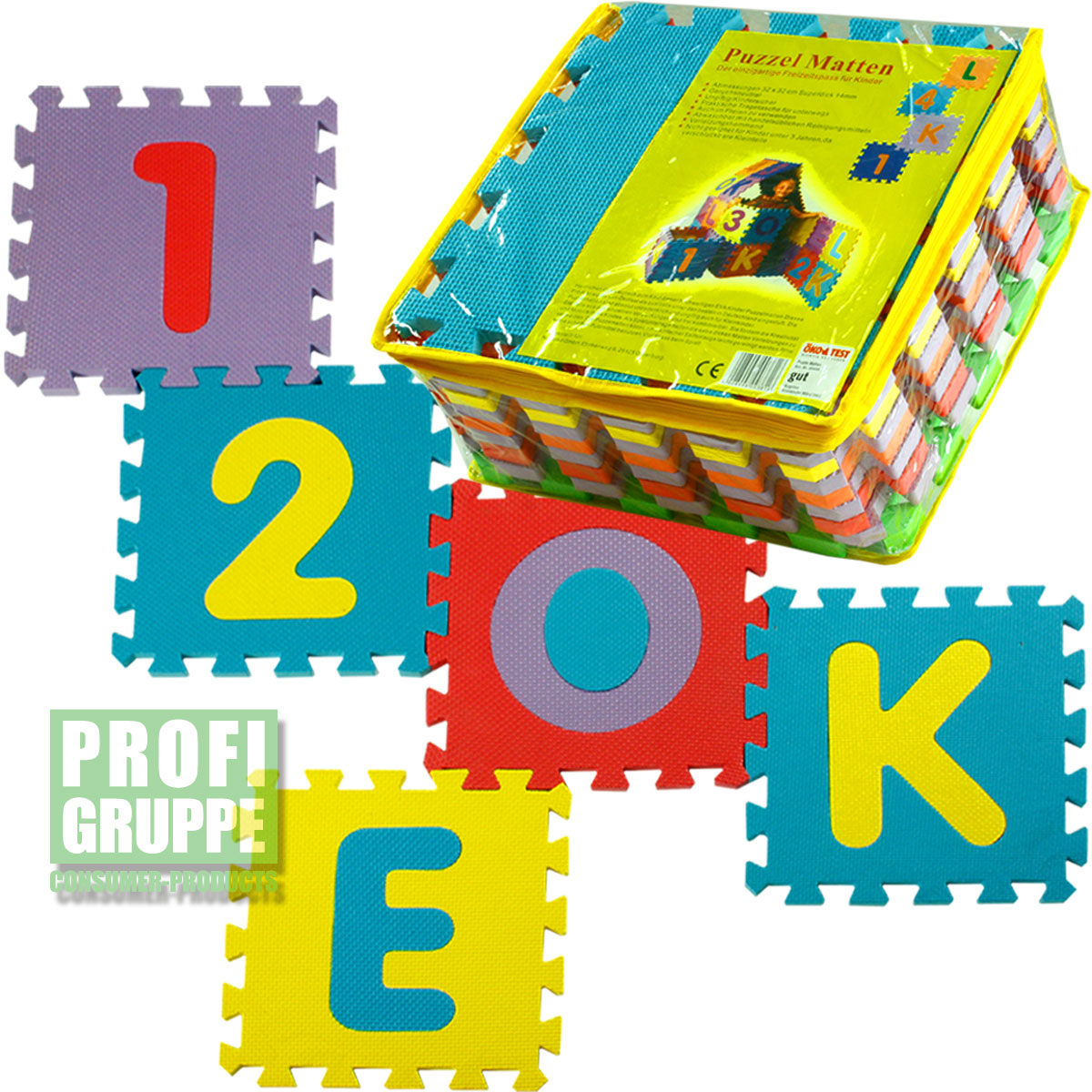 Kinder Puzzle Puzzlematte Spielteppich Spielmatte Kinderteppich 10
