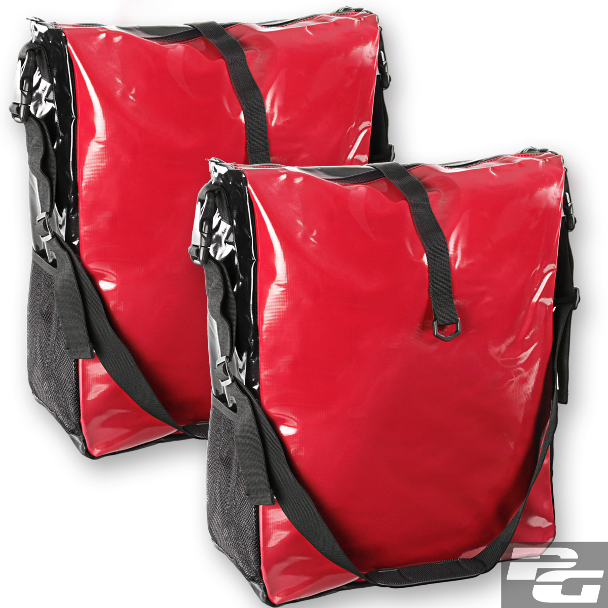 2-XL-Fahrradtasche-Wasserdicht-LKW-Plane-Gepaecktraegertasche-Fahrrad-Gepaecktasche