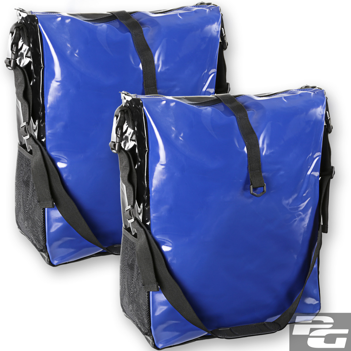 2-XL-Fahrradtasche-Wasserdicht-LKW-Plane-Gepaecktraegertasche-Fahrrad-Gepaecktasche