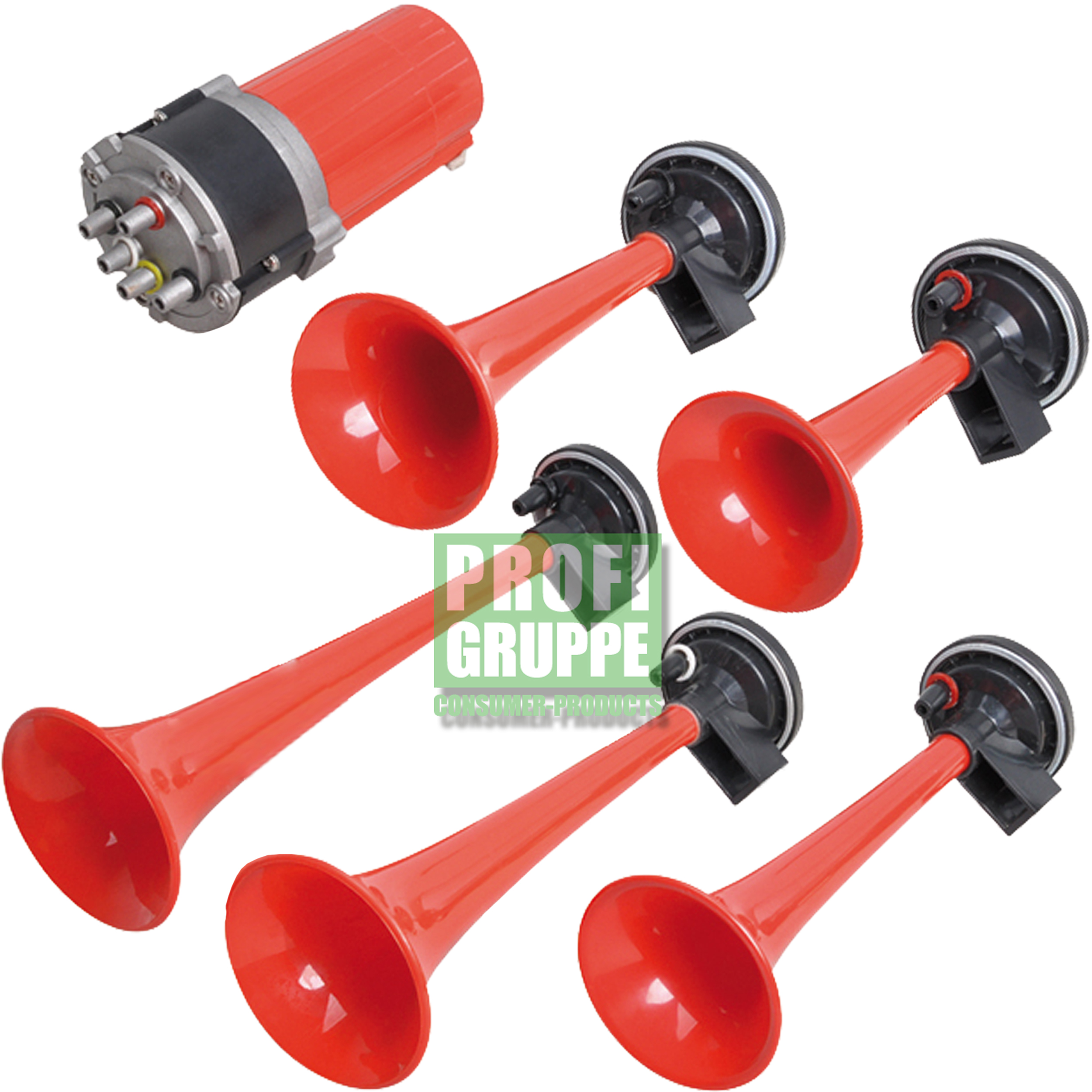 Hupe Fanfare La Cucaracha Melodie 5 Klang 5 Klang Fanfare La Cucaracha Lufthorn / Hupe / Sirene - 12V