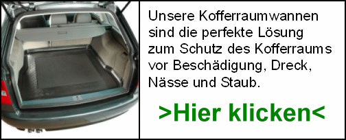 Kofferraumwanne mitbestellen